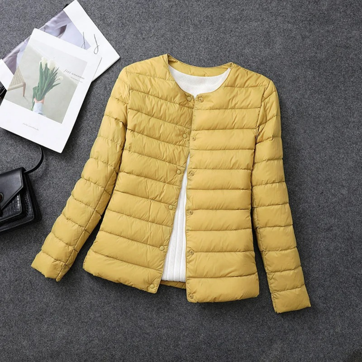Lightweight Padded Down Jacket for Winter Fino