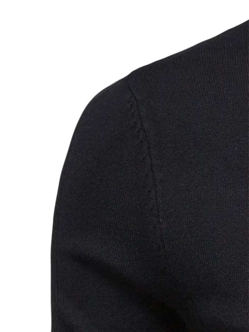 Men’s Slim fit Turtleneck Sweater - Soft Knit - Long Sleeve Smart Fino