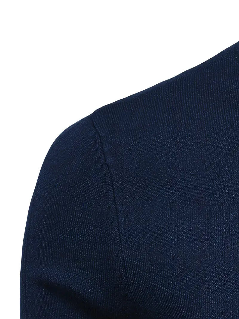 Men’s Slim fit Turtleneck Sweater - Soft Knit - Long Sleeve Smart Fino