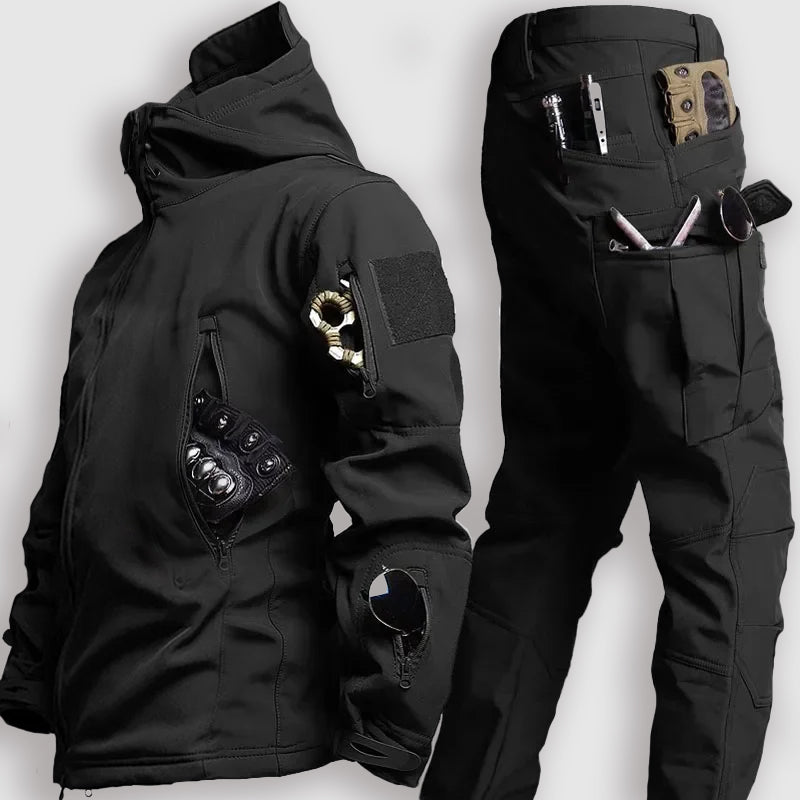 Men's Outdoor Camouflage Jacket And Matching Pants Set Fino