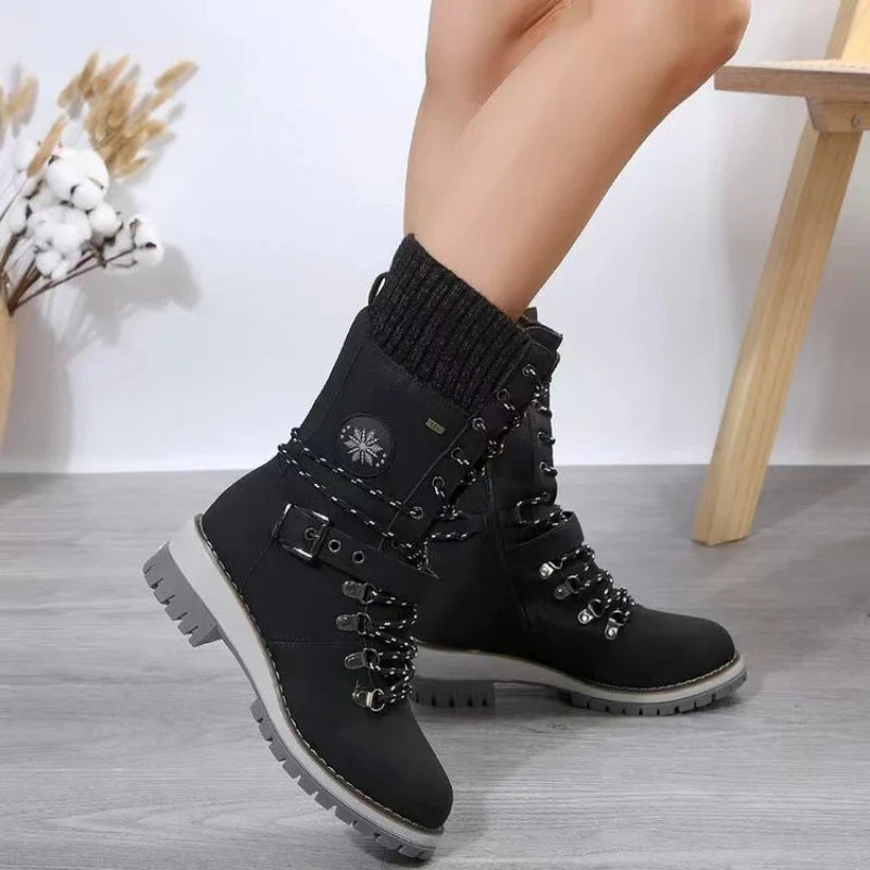 Women’s winter boots with side zip Fino