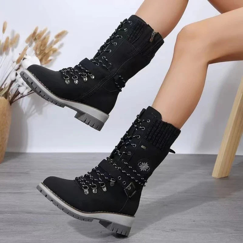 Women’s winter boots with side zip Fino