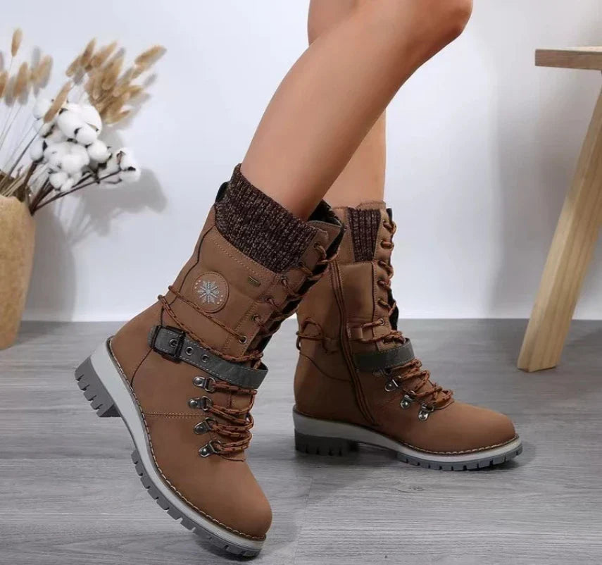 Women’s winter boots with side zip Fino