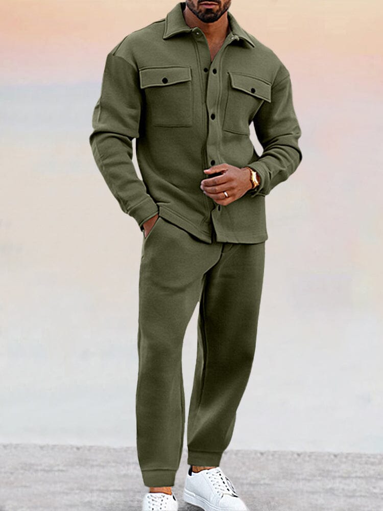 Men's Set - Shirt with buttons and pants - Fino Fino