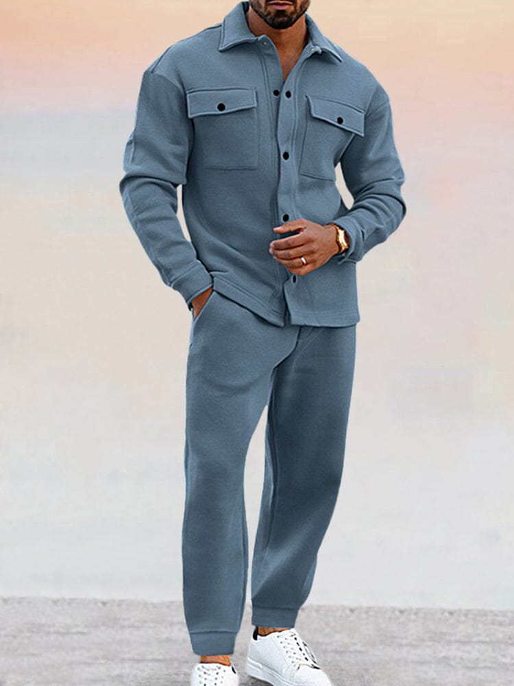 Men's Set - Shirt with buttons and pants - Fino Fino