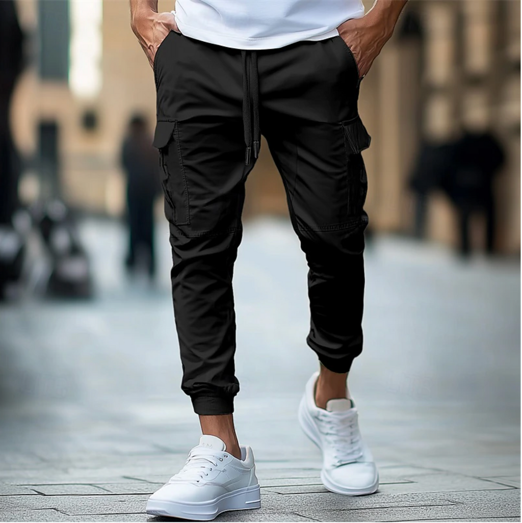 Men's Slim Fit Cargo Pants, Stylish & Stretchy Fino