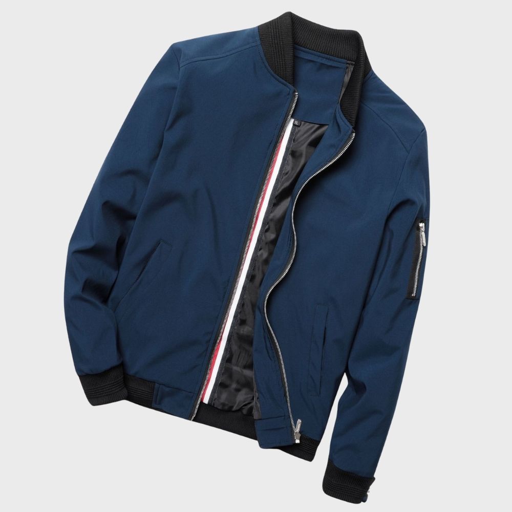 Men's All-Season Bomber Jacket - Stylish for Everyday Wear Fino