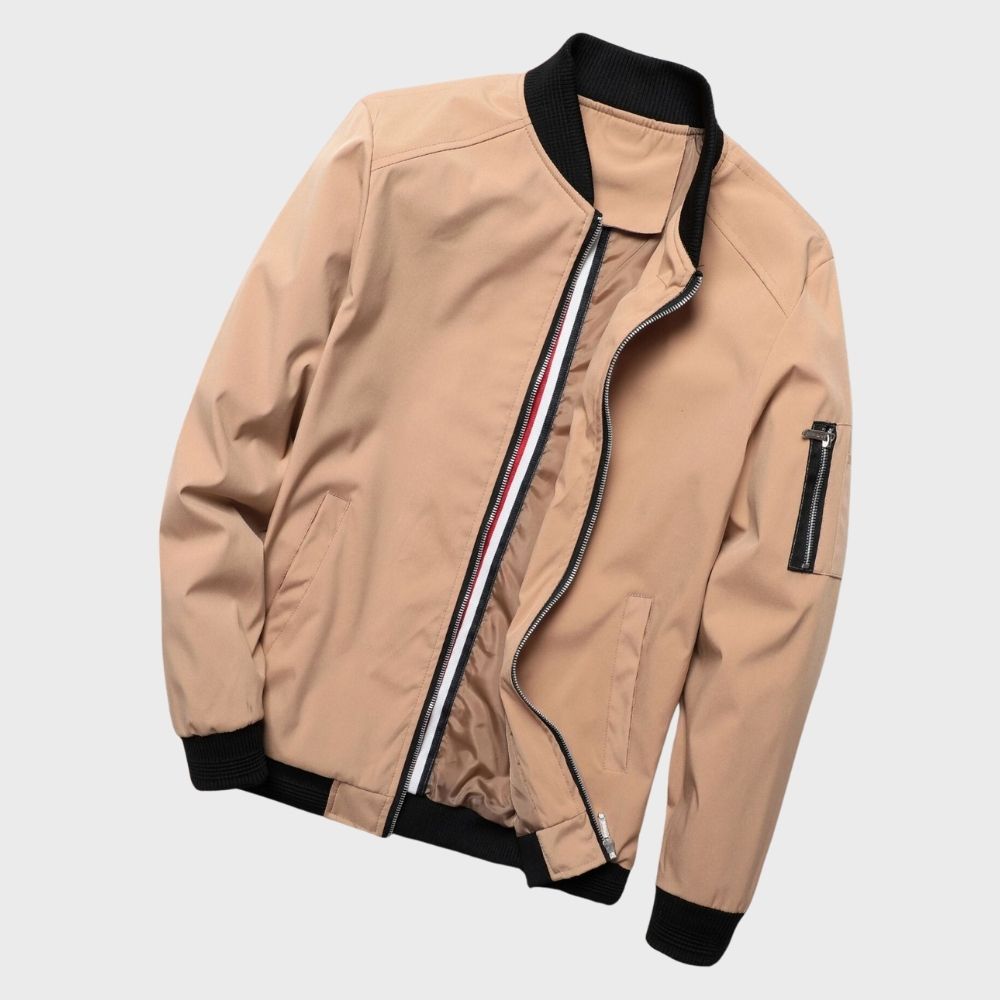 Men's All-Season Bomber Jacket - Stylish for Everyday Wear Fino
