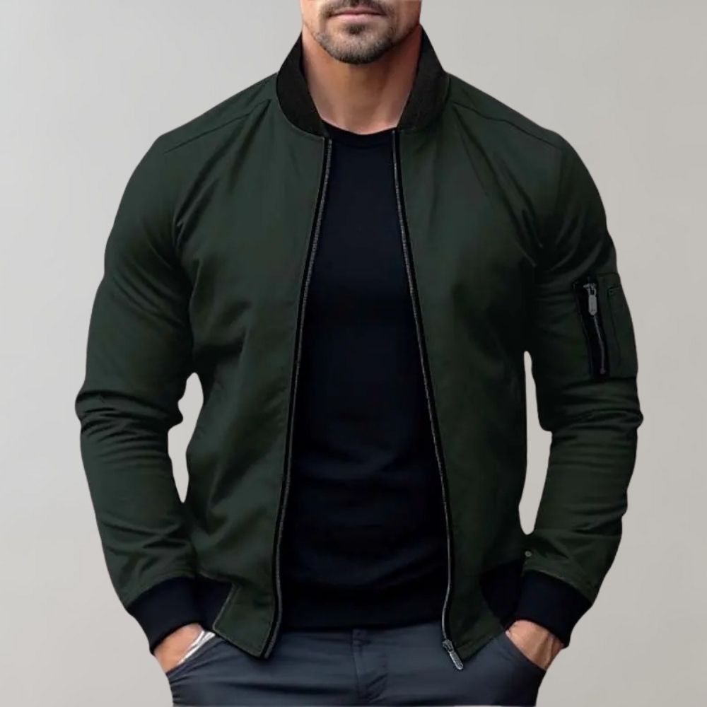 Men's All-Season Bomber Jacket - Stylish for Everyday Wear Fino