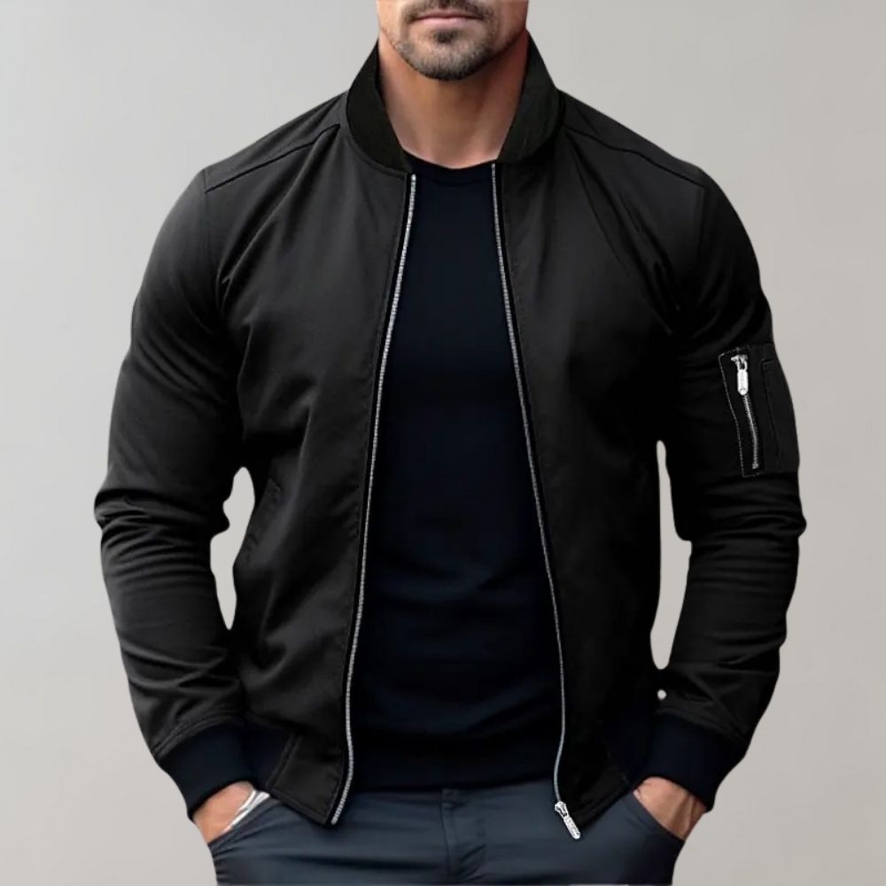 Men's All-Season Bomber Jacket - Stylish for Everyday Wear Fino