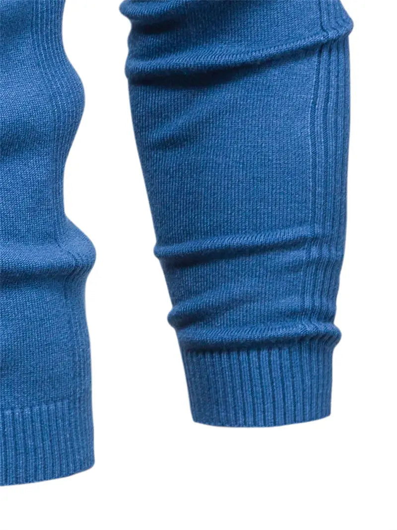 Men’s Slim fit Turtleneck Sweater - Soft Knit - Long Sleeve Smart Fino