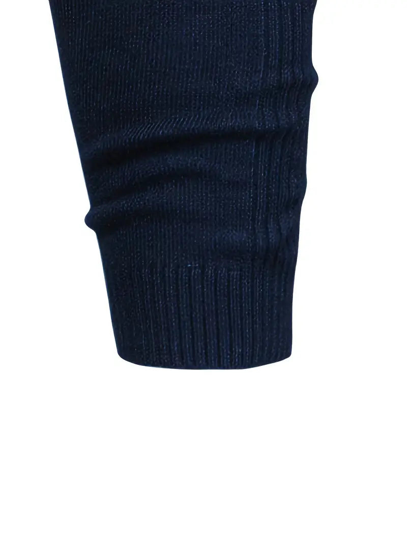 Men’s Slim fit Turtleneck Sweater - Soft Knit - Long Sleeve Smart Fino