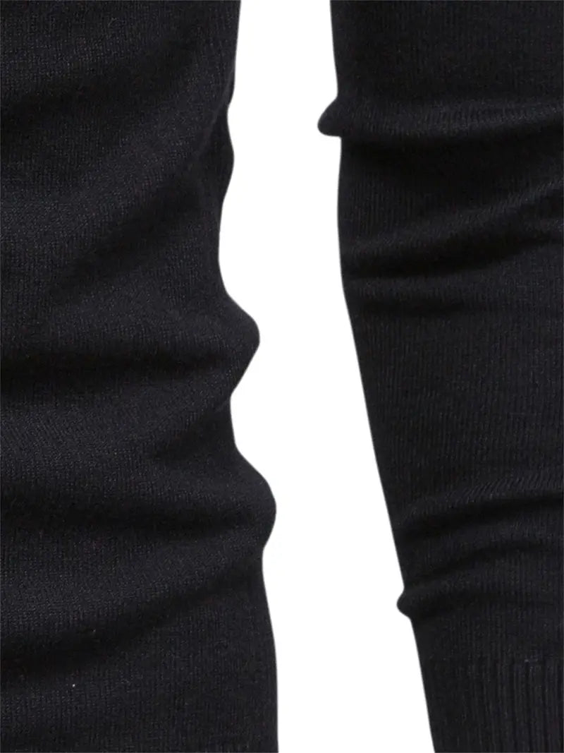 Men’s Slim fit Turtleneck Sweater - Soft Knit - Long Sleeve Smart Fino