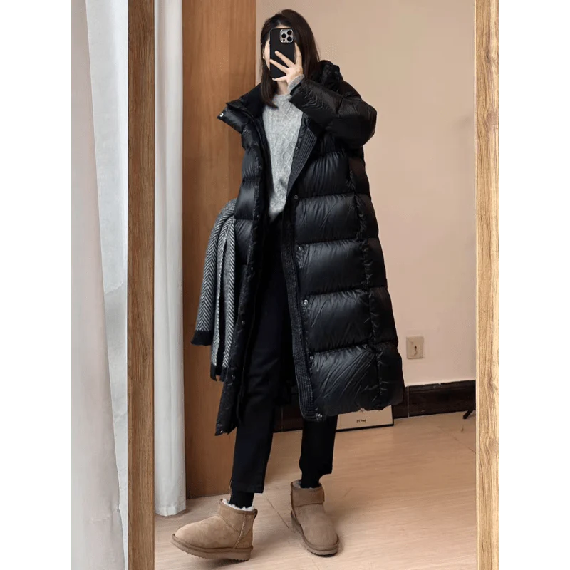 Women's long coat - padded jacket, Warm and cosy Fino