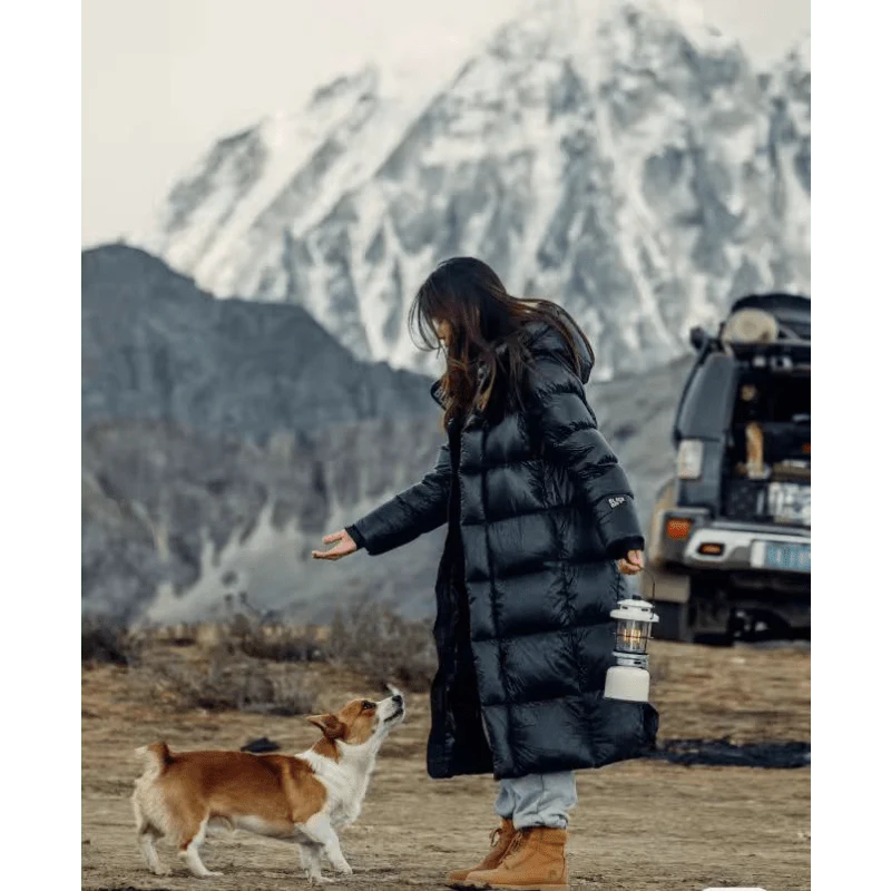 Women's long coat - padded jacket, Warm and cosy Fino