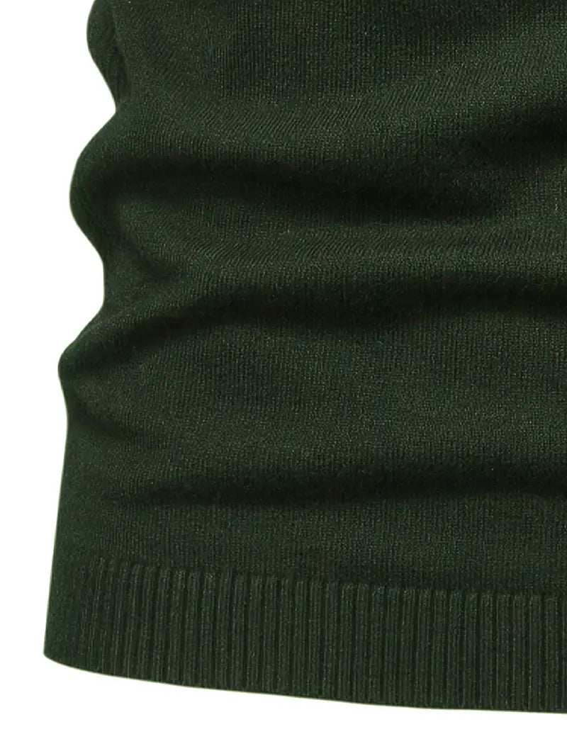 Men’s Slim fit Turtleneck Sweater - Soft Knit - Long Sleeve Smart Fino