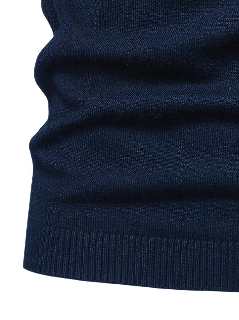 Men’s Slim fit Turtleneck Sweater - Soft Knit - Long Sleeve Smart Fino